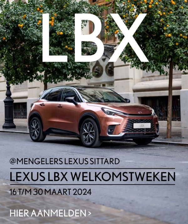 Lexus Sittard LBX introductie - banner mobile